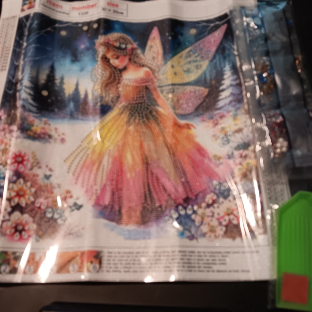 Colorful Fairy Diamond Painting Kit 30x30